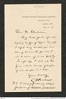 Nachlass Franz Steindachner, Brief von G. A. Boulenger an Franz Steindachner (10.11.1911), Inv.Nr. 49.13, Seite 1